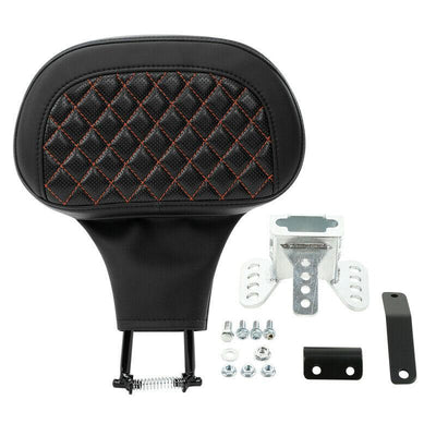 Plug-in Driver Rider Backrest Pad Fit For Harley Touring Electra Glide 2009-2022 - Moto Life Products