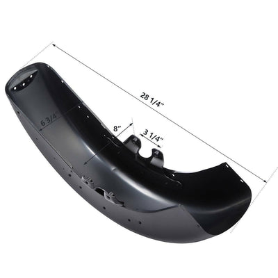 Unpainted Front Fender Fit For Harley Touring Electra Glide Road King 89-13 12 - Moto Life Products