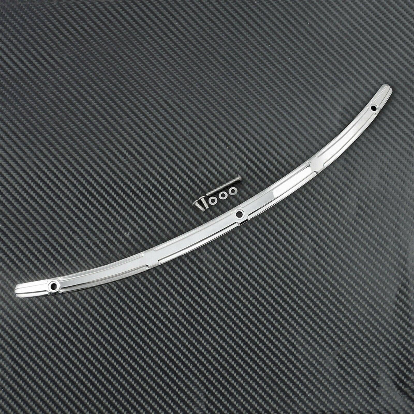 Chrome Raised Windshield Trim Fit For Harley Touring Glide Ultra Limited 2014-20 - Moto Life Products