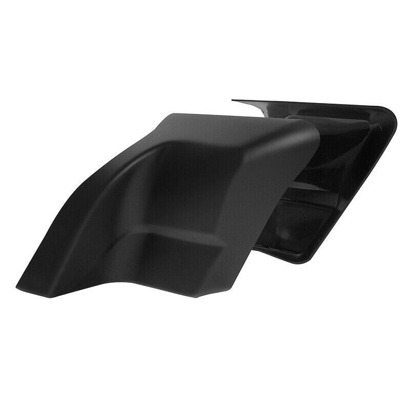 Stretched Side Cover Panel Fit For Harley Touring Road Glide 2014-Up Black Denim - Moto Life Products