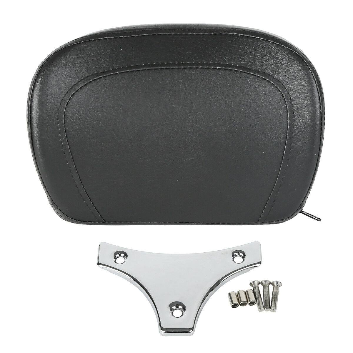 Sissy Bar Backrest Pad W/ Bracket Fit For Harley Touring Road King 1997-2018 17 - Moto Life Products