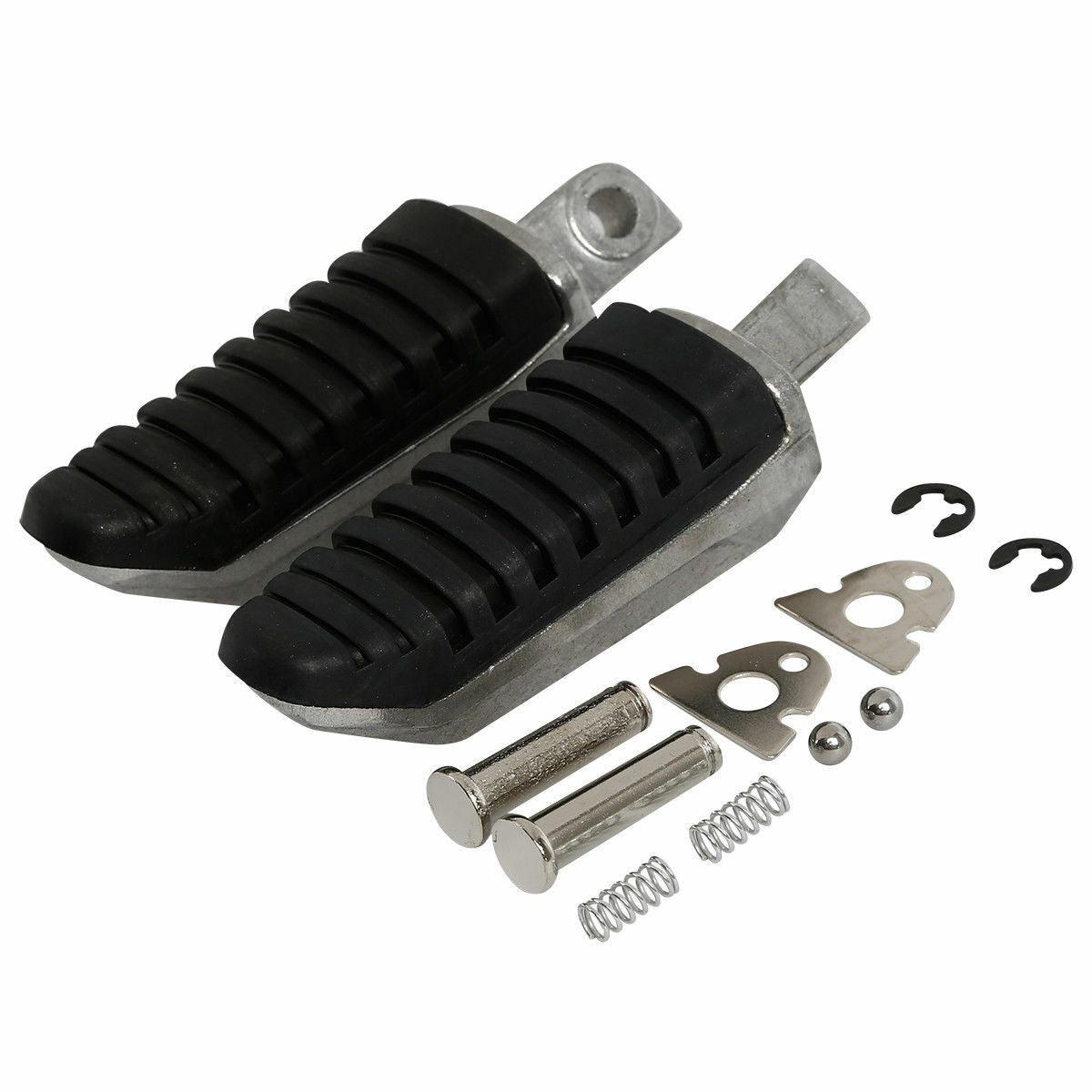 Black Rear Footrest Foot Pegs For Suzuki Hayabusa  GSX 1300R 2008-2012 11 GSX650 - Moto Life Products