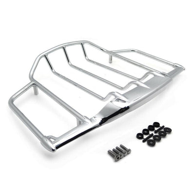 Chrome Luggage Rack Trail For Harley Air Wing Tour Pak Trunk Pack 1993-2013 - Moto Life Products