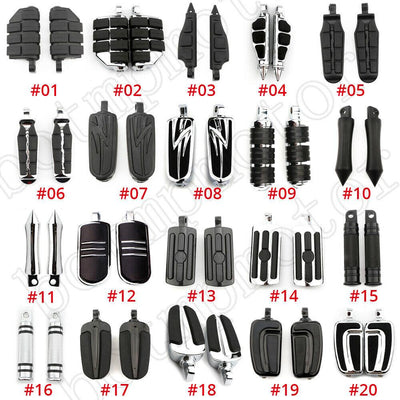 Motorcycle Highway Foot Pegs Pedals for Harley Road King Street Glide Touring - Moto Life Products