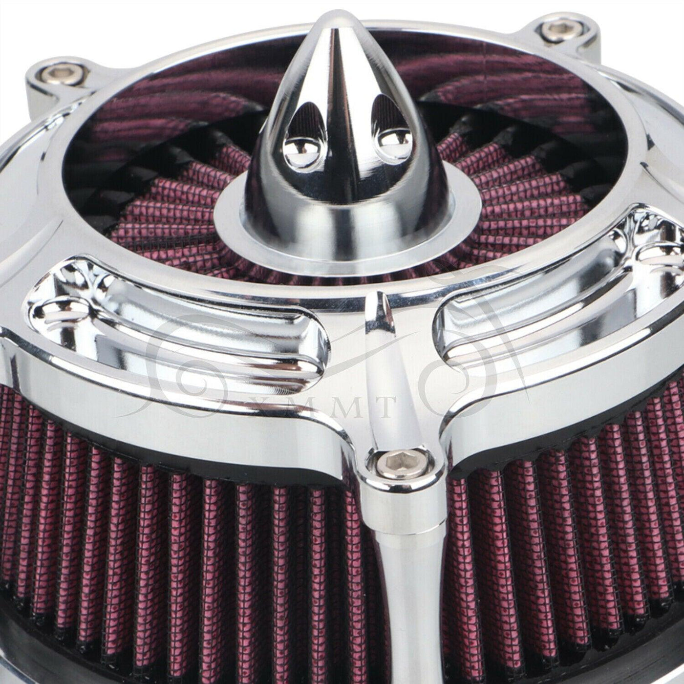 Chrome Air Cleaner Intake Filter For Harley Touring Road King Electra Glide FLHX - Moto Life Products