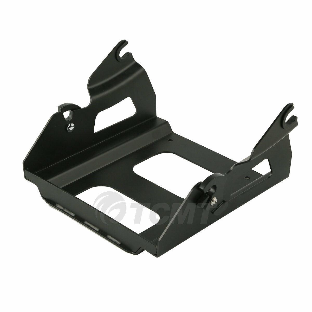 Black Solo Mount Rack For Harley Tou Pak Touring Road King Street Glide 09-13 US - Moto Life Products