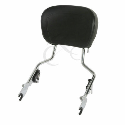 Detachable Backrest Sissy Bar Luggage Rack Fit For Harley Touring Models 2014-Up - Moto Life Products