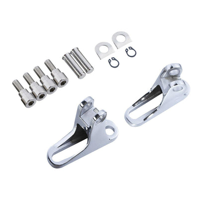 Chrome Rear Passenger Footpeg Pegs Fit For Harley Touring Street Glide 1993-2022 - Moto Life Products