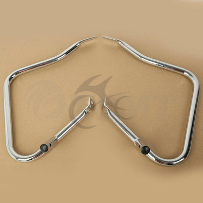 1 Pair Saddlebag Guard Bracket Fit For Harley Electra Glide Ultra Classic 14-22 - Moto Life Products