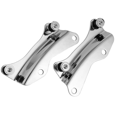 Chrome 4 Point Docking Hardware Kit For Harley Road King Street Glide 14-21 - Moto Life Products