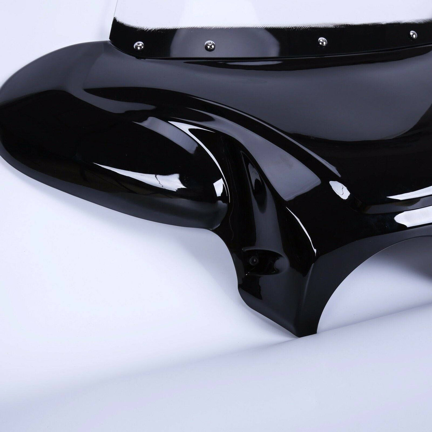 Universal Fairing Batwing Windshield w/Bracket For Harley Yamaha Motorcycle - Moto Life Products