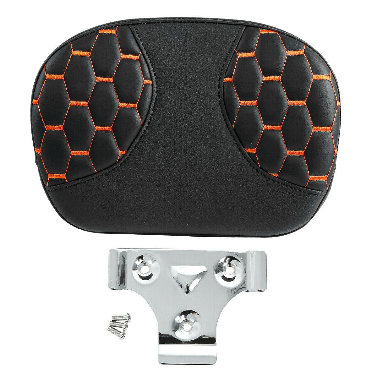 Passenger Sissy Bar Backrest Pad Fit For Harley Touring Electra Road Glide King - Moto Life Products