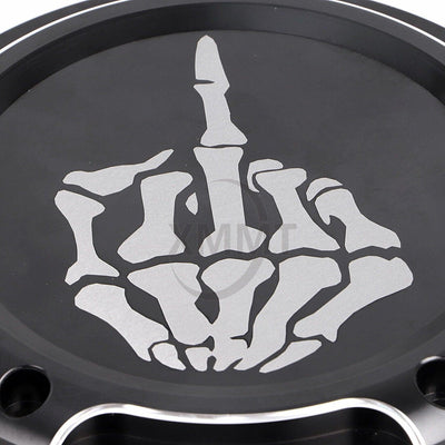 Middle Finger Derby Timing Cover For Harley Dyna FLD Electra Road Glide FLHTC - Moto Life Products