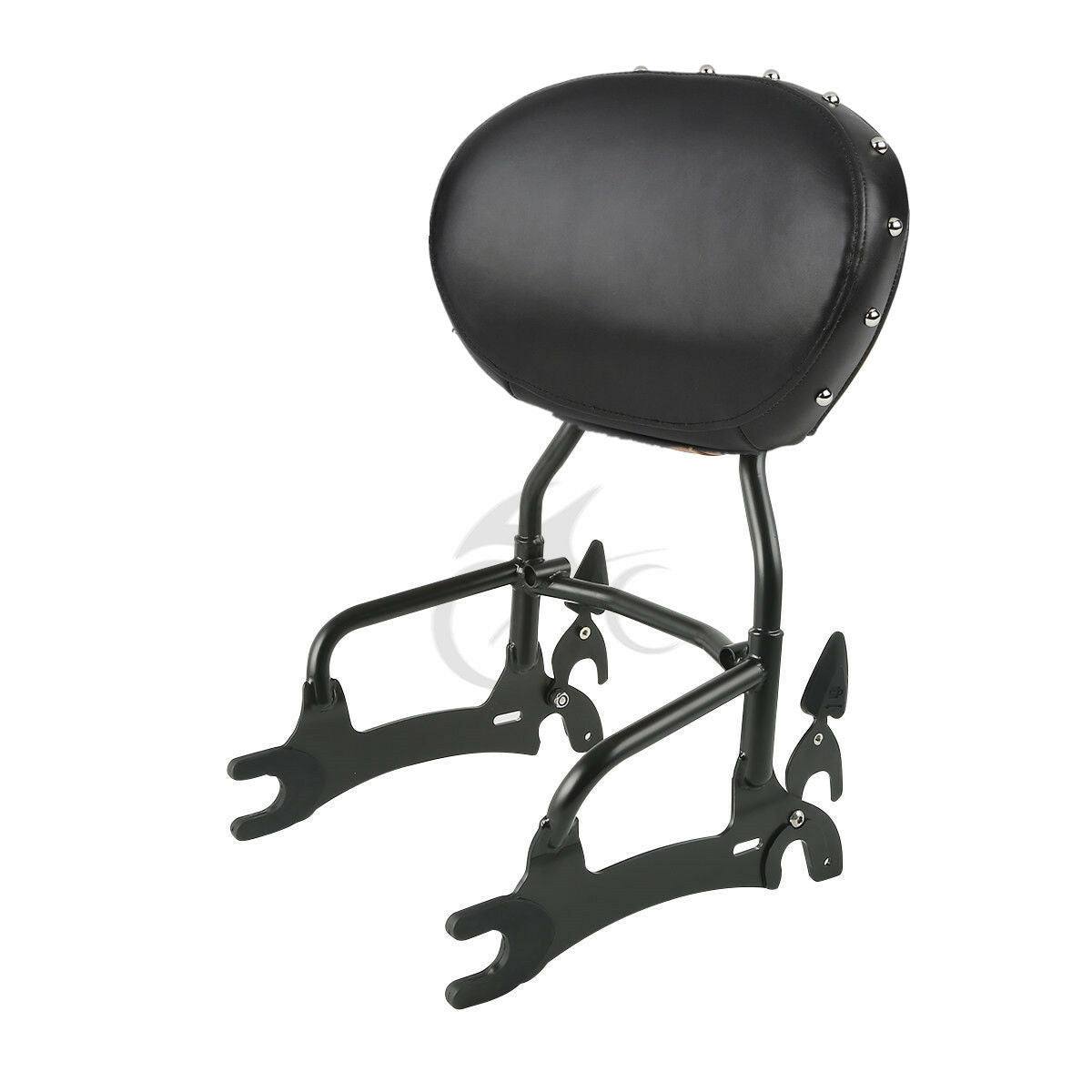 Sissy Bar Backrest Pad Luggage Rack For Indian Chief Classic Vintage 2 ...