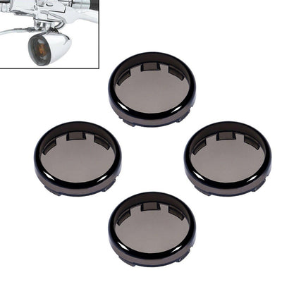 4pcs Smoke Turn Signal Light Lens Cover Fit for Harley Touring Road Street Glide - Moto Life Products