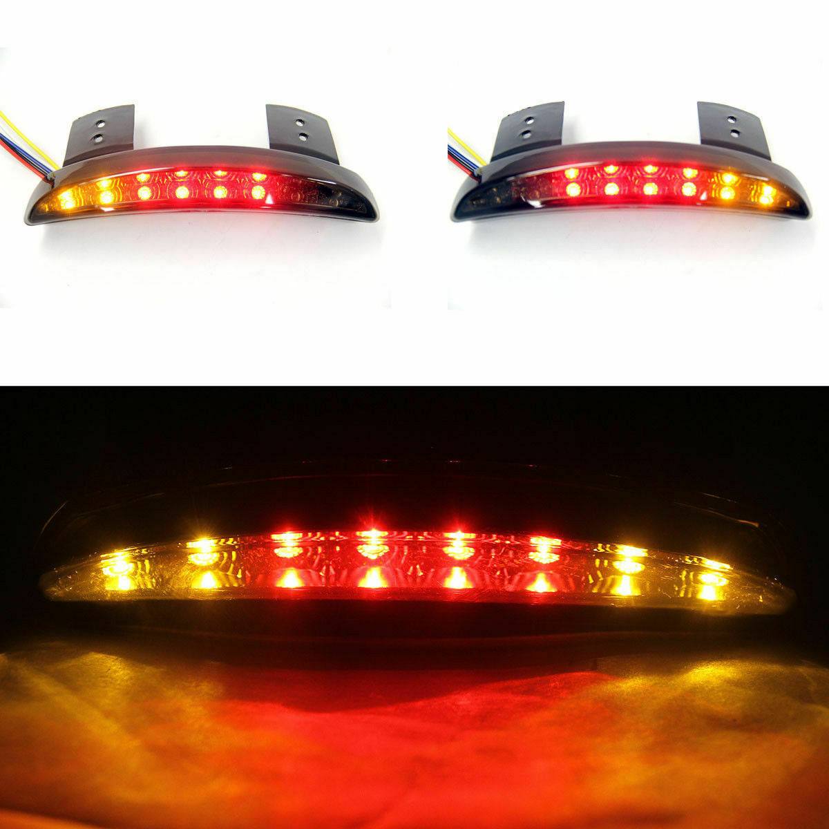 SMOKE Motorcycle LED Stop Brake Running W/Turn Signal Lamp Tail Light For Harley - Moto Life Products