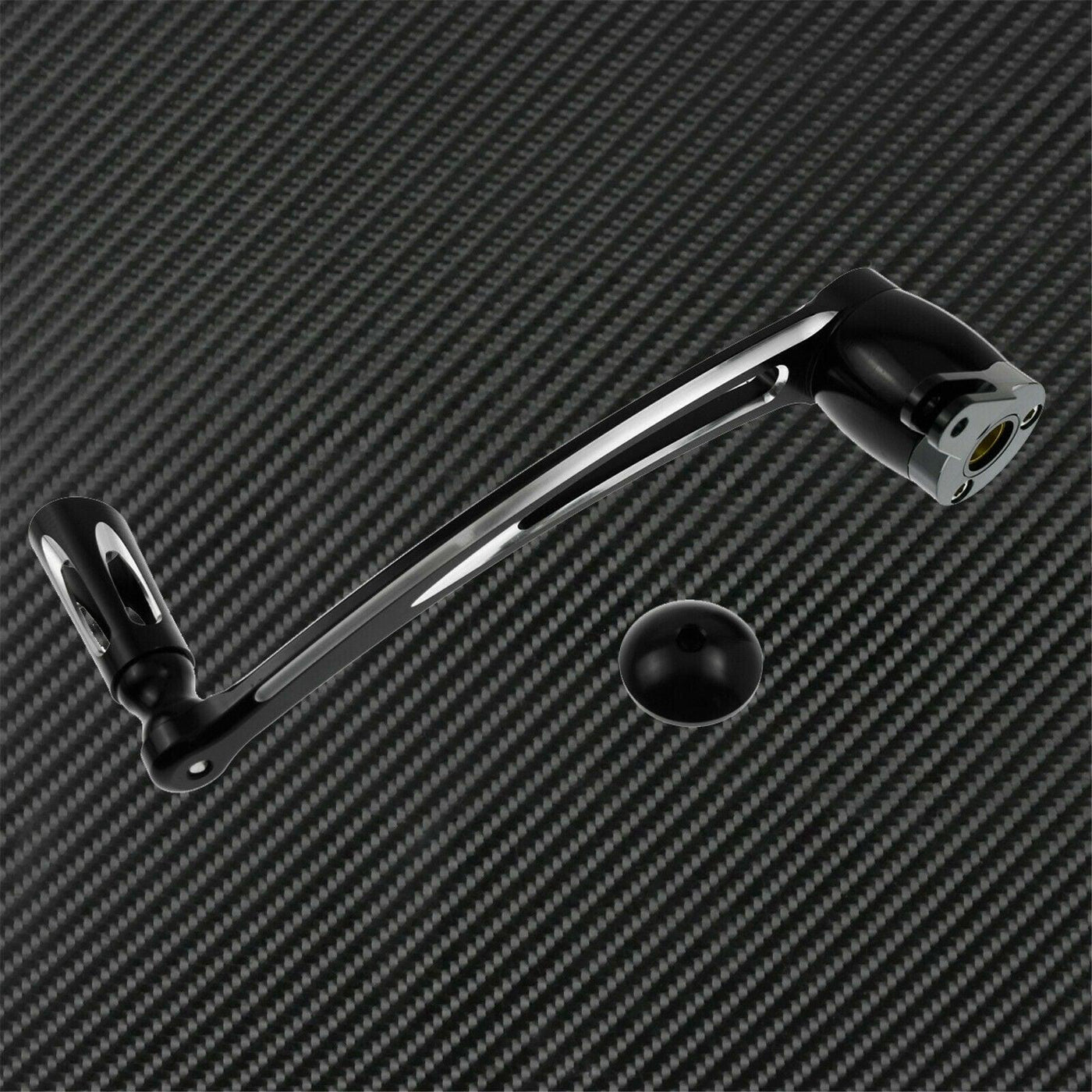 Black CNC Brake Arm Heel Toe Gear Shifter Lever Pedal Peg Fit For Touring 08-13 - Moto Life Products