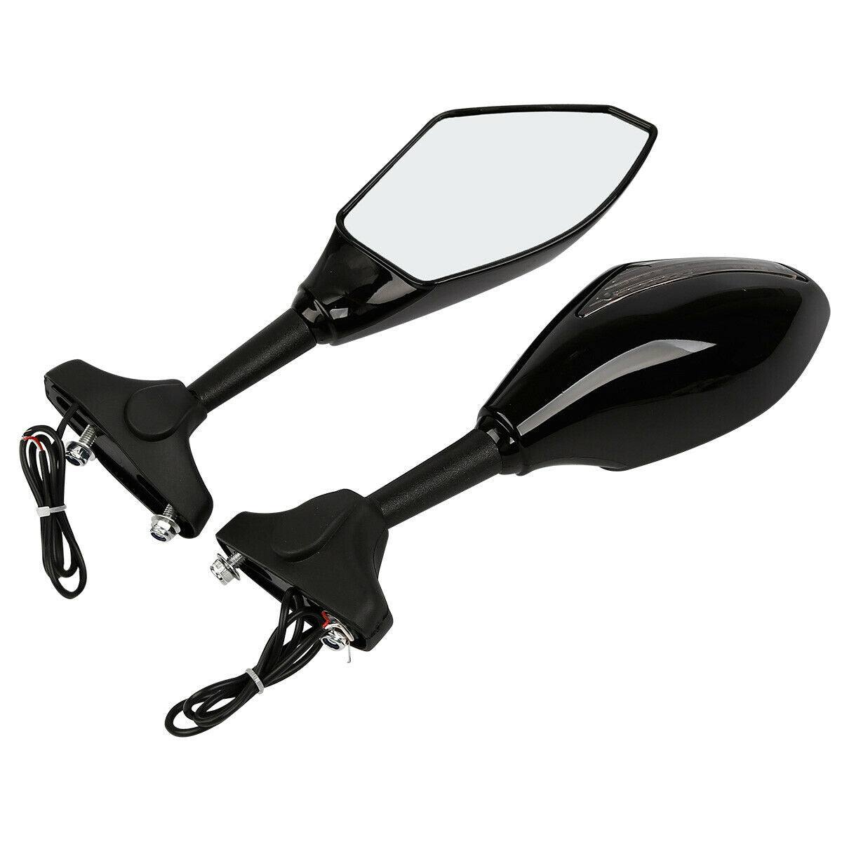 Rear View Mirrors w/ LED Turn Signals For Honda CBR1000 CBR1000RR 2004-2007 2006 - Moto Life Products