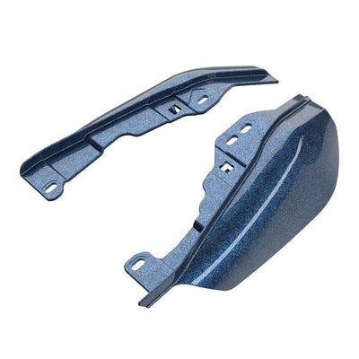 Cosmic Blue Pearl Mid-Frame Air Deflector Heat Shield For 2009+ Harley Touring - Moto Life Products