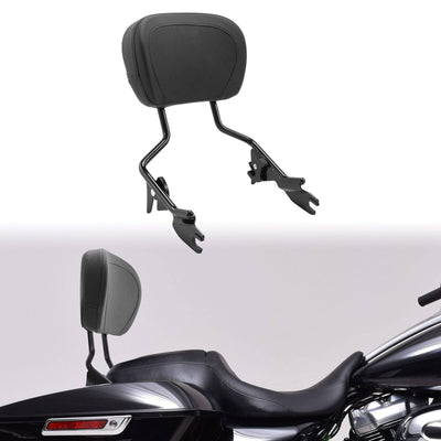 Detachable Passenger Backrest Sissy Bar For Harley Touring Street Road Glide 09+ - Moto Life Products