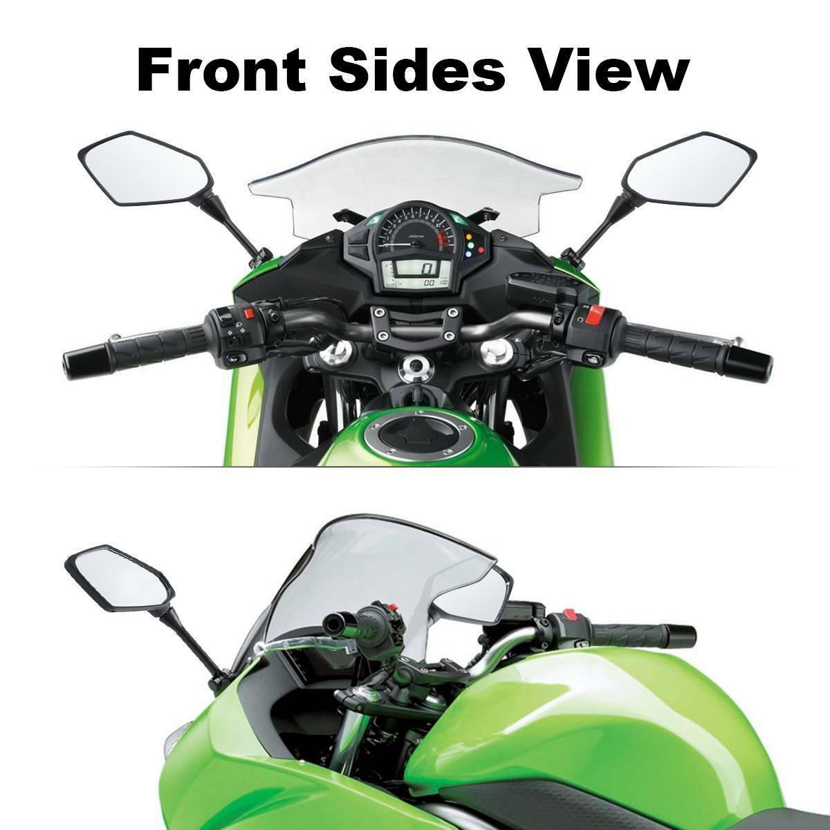 Pair Rear View Mirror Fit For Kawasaki Ninja NINJA 650R 2009-2011 ER6F 2009-2016 - Moto Life Products