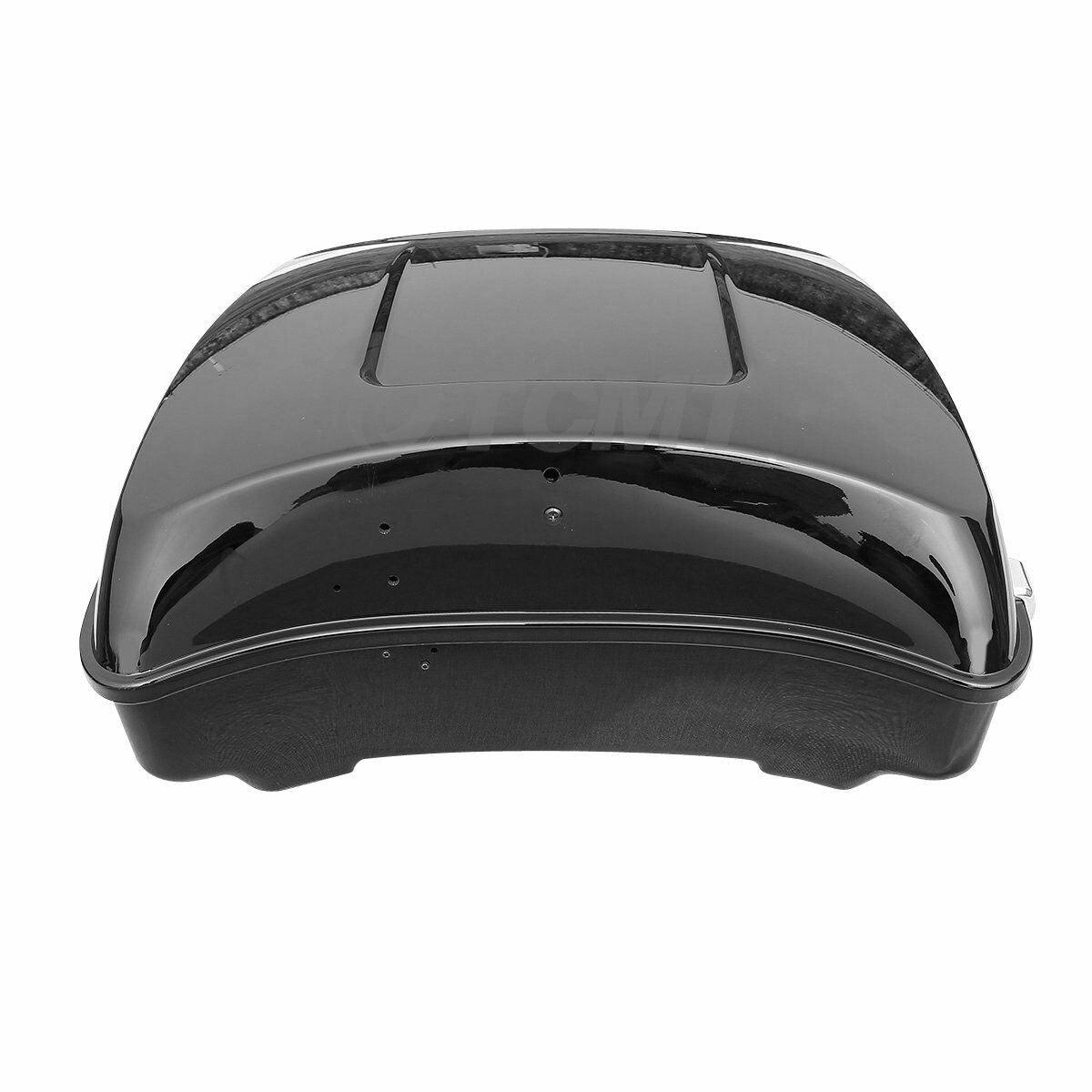 Chopped Trunk Pad w/ Mounting Rack Fit For Harley Tour Pak Road Glide 2014-2022 - Moto Life Products