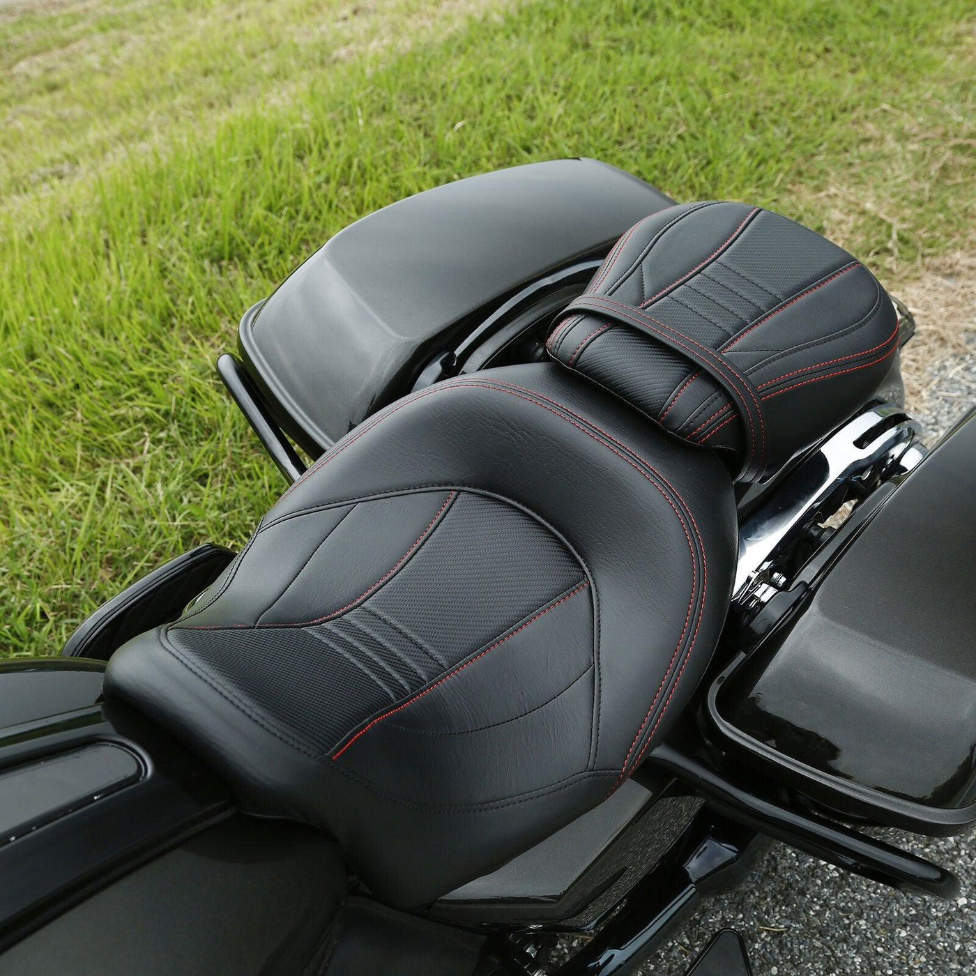 Gel Driver &Passenger Seat Fit For Harley Touring CVO Limited FLHTKSE 09-22 - Moto Life Products