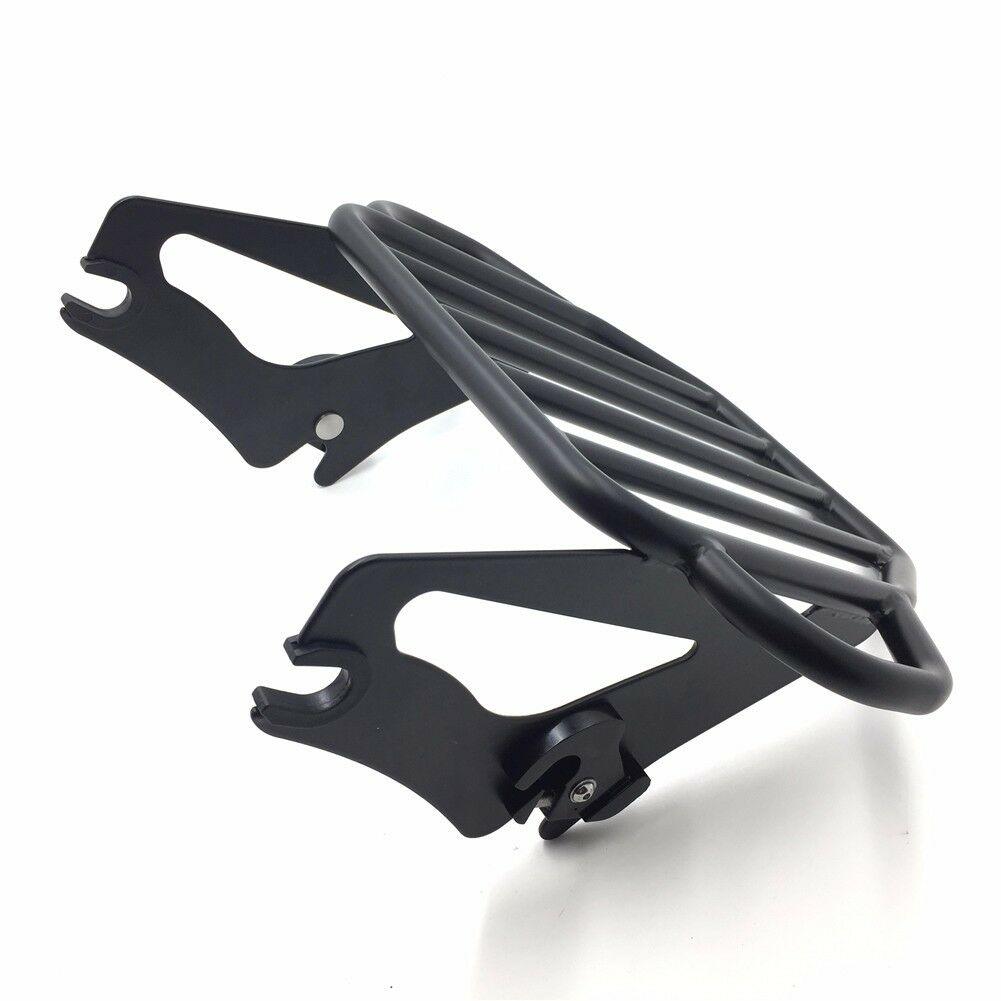 HTTMT Black King Detachable Luggage Rack For 09-17 Harley Road King Street Glide - Moto Life Products