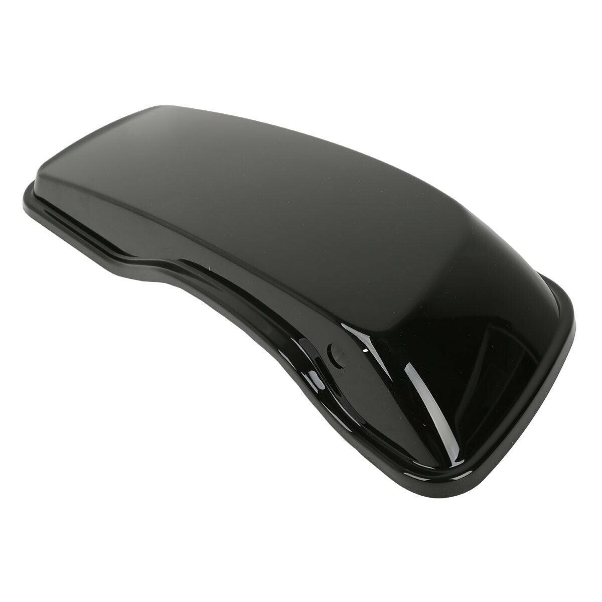 Painted Black Hard SaddleBags Lids Fit For Harley Touring Electra Glide 14-22 - Moto Life Products