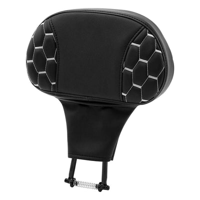 Driver Rider Backrest Pad Fit For Harley Touring Street Electra Glide 88-22 19 - Moto Life Products