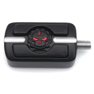 Black Gear Skull Skeleton Shift Peg Cover For Harley Davidson Motorcycle Cruiser - Moto Life Products