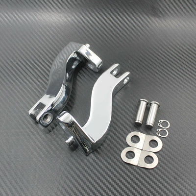 Chrome Passenger Rear Foot Peg Mount Kits Fit For Harley Touring Glide 1993-2019 - Moto Life Products