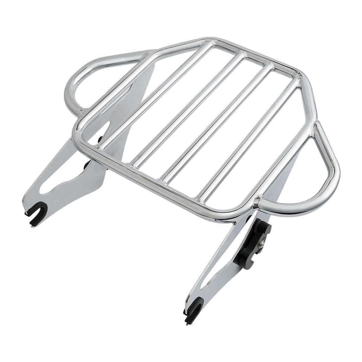 2-Up Mount Luggage Rack For Harley Tour Pak Touring Street Electra Glide 2009-22 - Moto Life Products