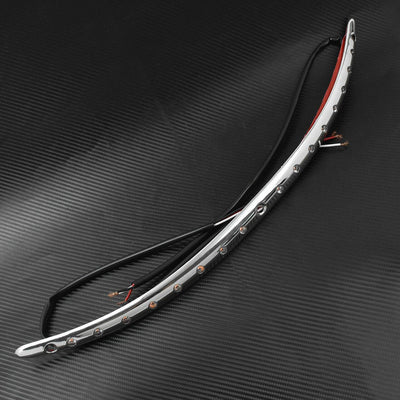 Windshield Trim Turn Signal LED Light Fit For Harley Touring Electra Glide 14-20 - Moto Life Products