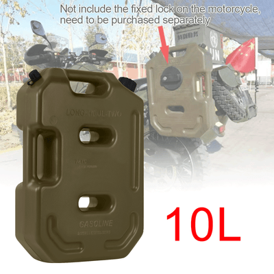 10L Portable Jerry Can Gas Fuel Tank for ATV UTV Gokart Motorcycle Car - Moto Life Products