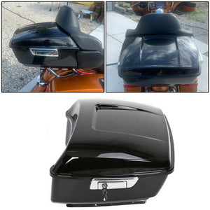 Black Harley Tour pak pack trunk for 2014-2020 touring Road King Electra glide - Moto Life Products