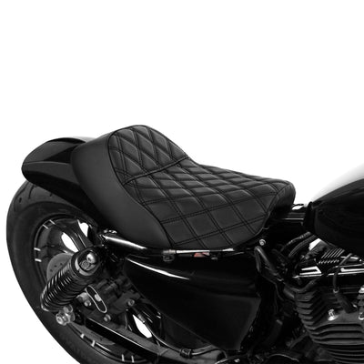 Front Driver Rider Solo Seat Fit For Harley Sportster XL883 1200 48 72 2010-2021 - Moto Life Products