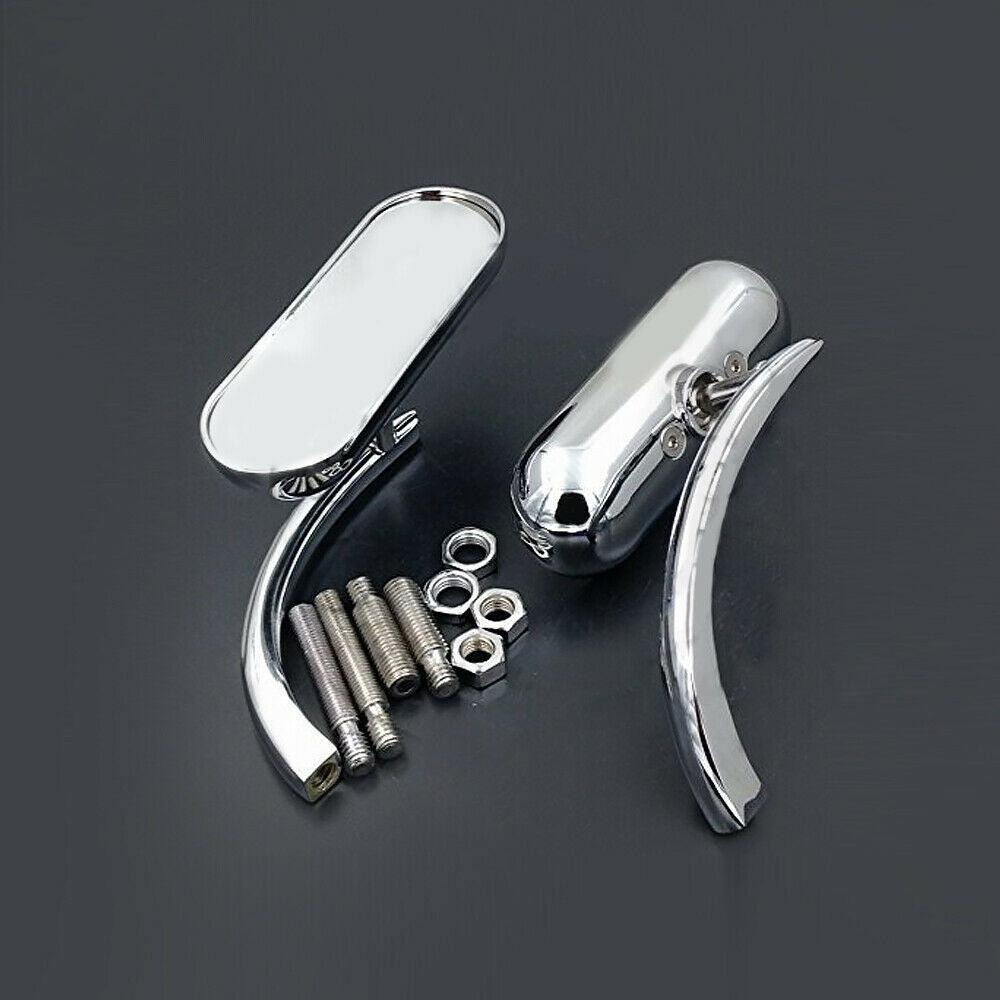 Chrome Motorcycle Mirrors For Harley Touring Softail Dyna Road King Street Glide - Moto Life Products