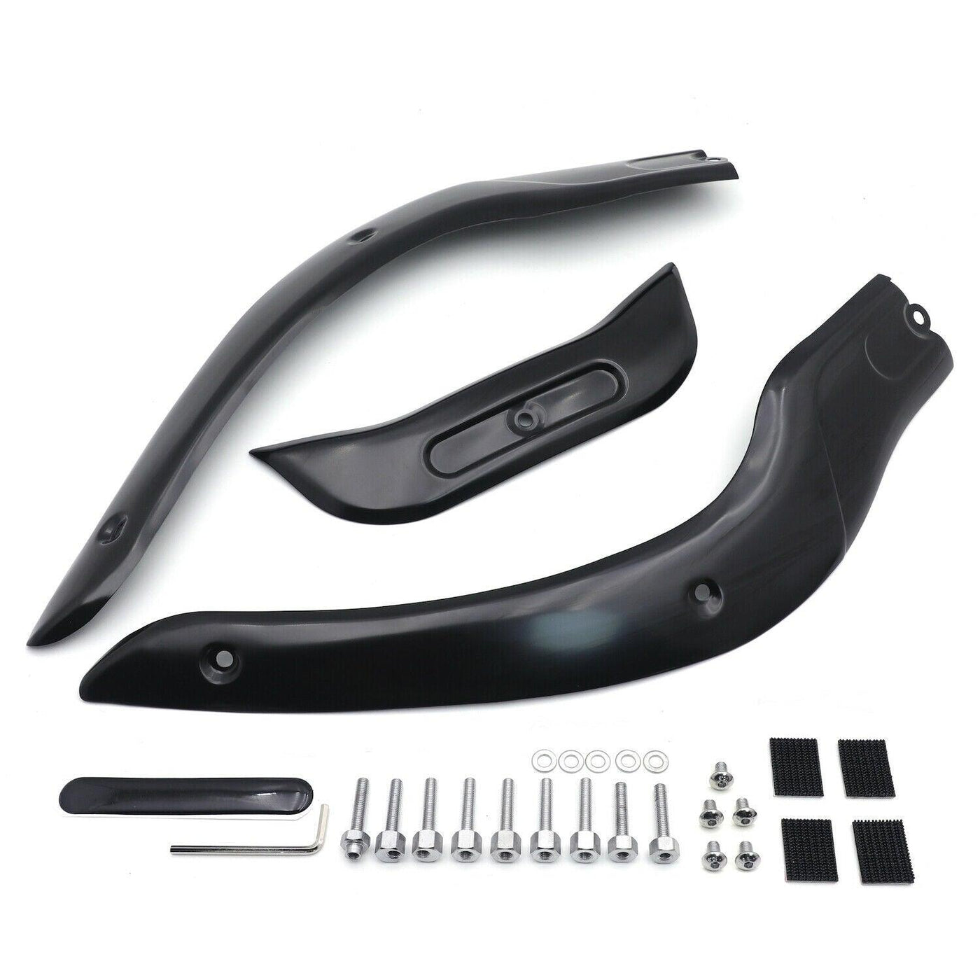 Black Windshield Windscreen Trim For Harley Road Glide CVO Road Glide 2004-2013 - Moto Life Products