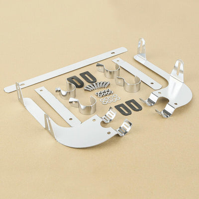 39mm Windshield Screen Bracket Fit For Harley Dyna Super Wide Glide Sportster XL - Moto Life Products