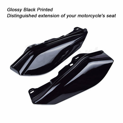 Pair Black Mid Frame Air Deflector Heat Shield Fit for Harley Road King 2009-22 - Moto Life Products