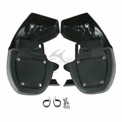 Black Lower Vented Leg Fairing Fit For Harley Touring Road King Electra Glide US - Moto Life Products
