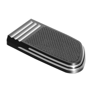 Large Black Brake Pedal Pad Fit For Harley Touring Road King Softail Defiance - Moto Life Products