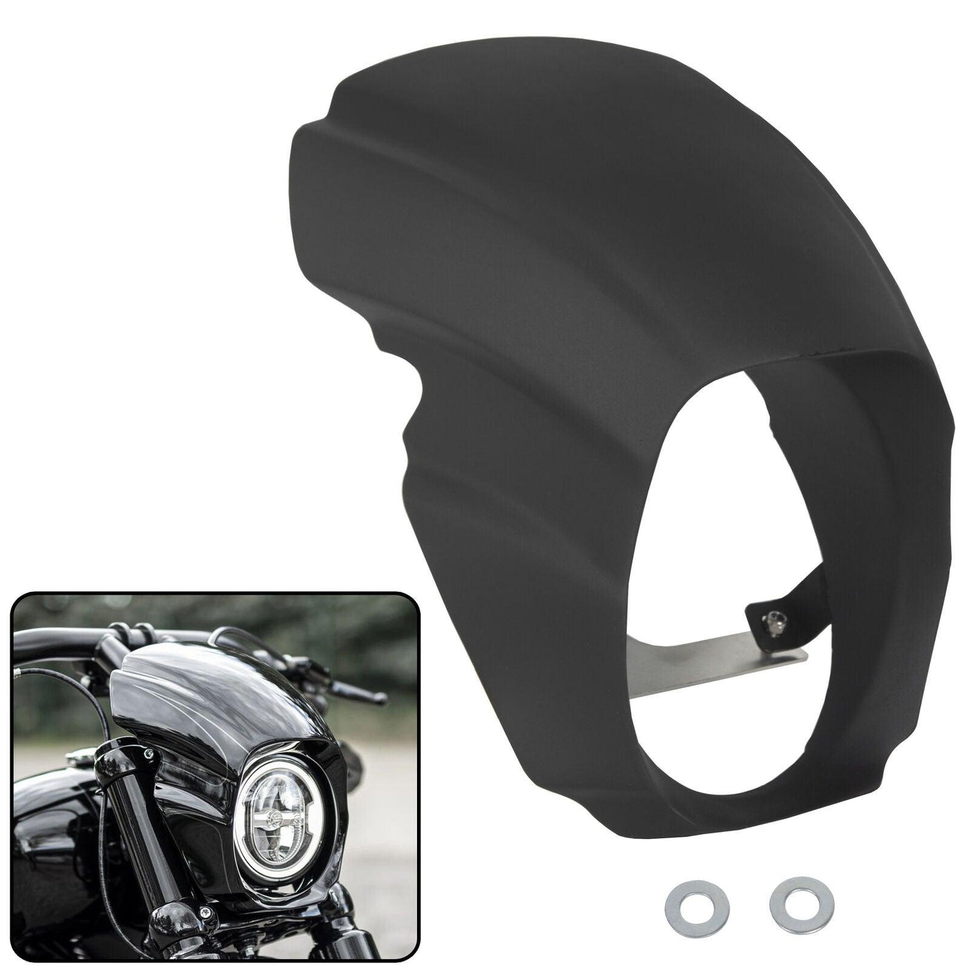 For 18-20 Harley Softail Breakout FXBRS Headlight Fairing Cowl Cover/Cover Mask - Moto Life Products