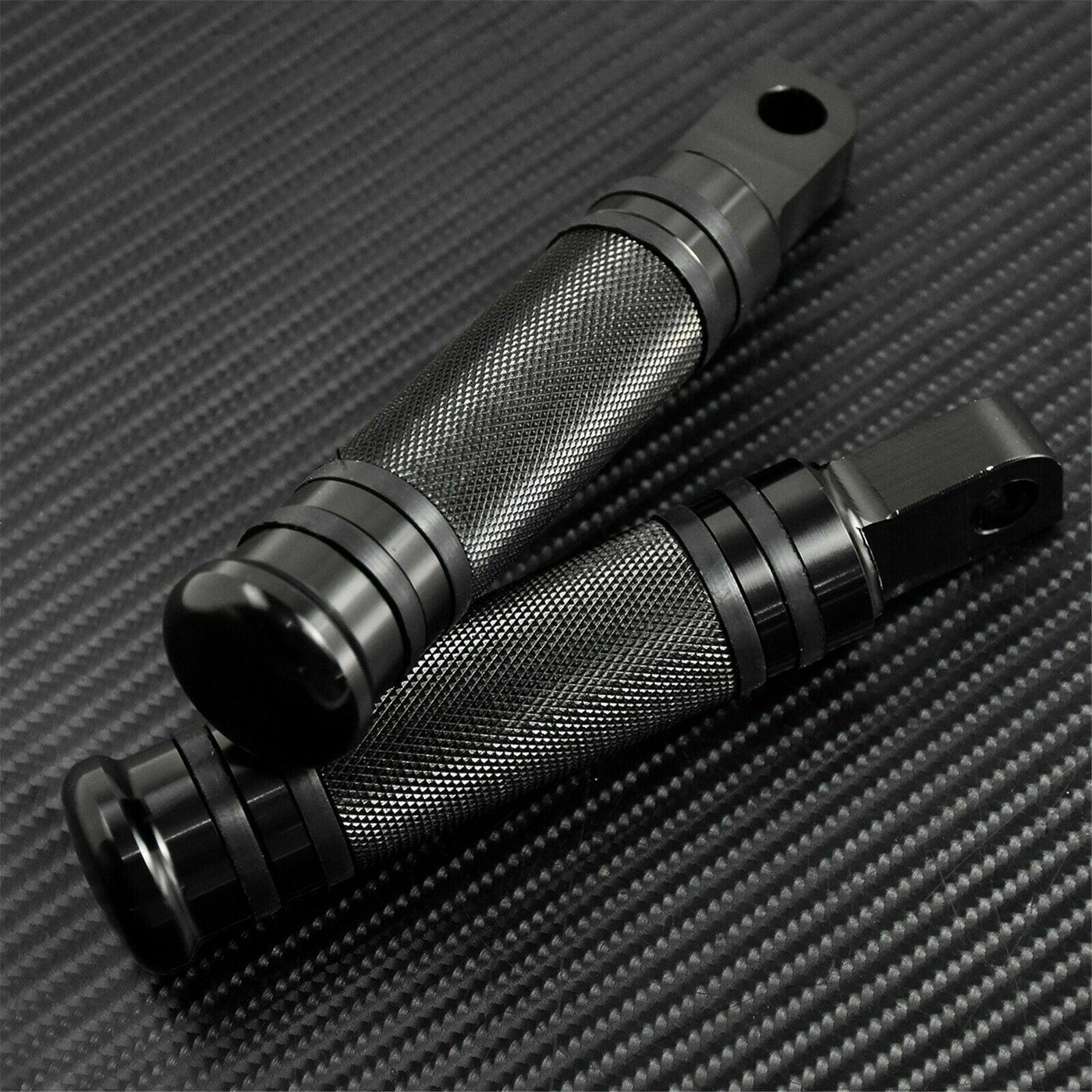 Knurled Rear Male Front Foot Pegs Fit For Harley Touring Sportster Softail Dyna - Moto Life Products