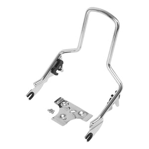 Chrome Detachable Upright Sissy Bar Backrest Fit For Harley Touring 2009-2022 - Moto Life Products