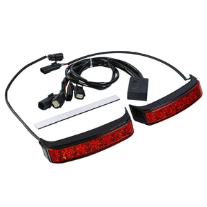 LED Saddlebag RED Run Brake Turn Light For Harley Electra Glide 2014-2022 2019 - Moto Life Products