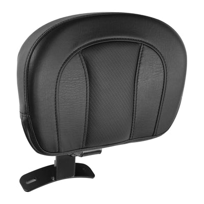 Black Stitches Front Driver Backrest Pad Fit For Harley Street Glide 2009-2022 - Moto Life Products