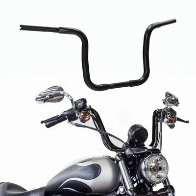 12" Rise Ape Hanger 1" Handlebars Fit For Harley Softail FLST Dyna Super Glide - Moto Life Products