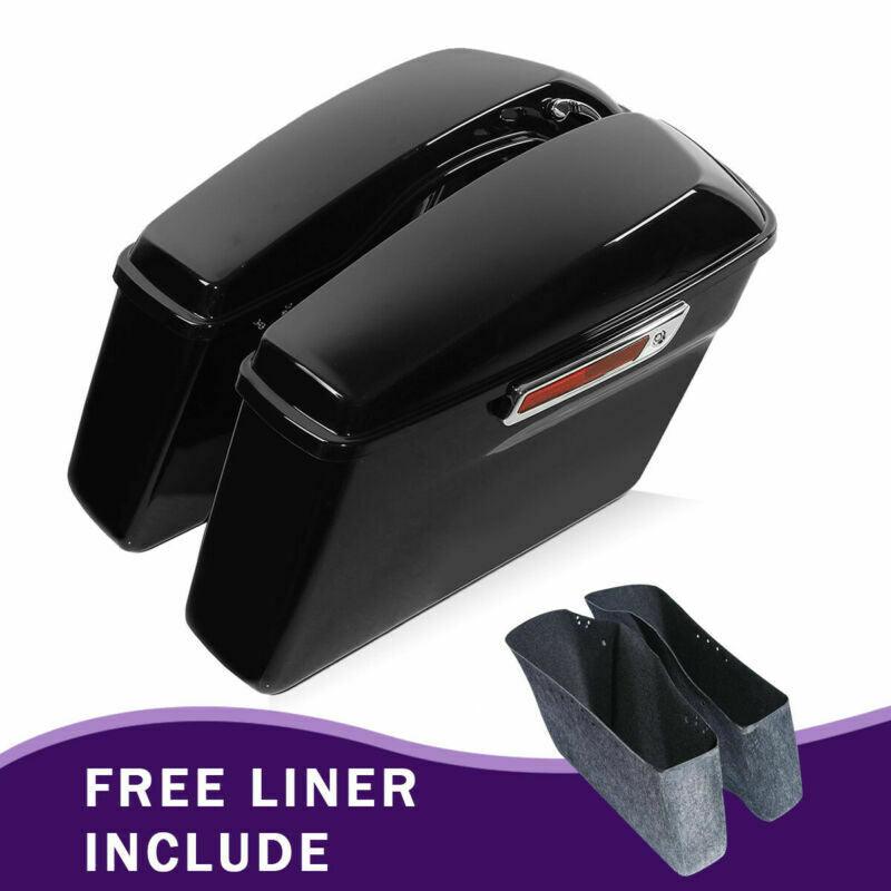 Hard Saddlebags Saddle Bags Fit For Harley Touring Electra Road Glide 2014-2022 - Moto Life Products